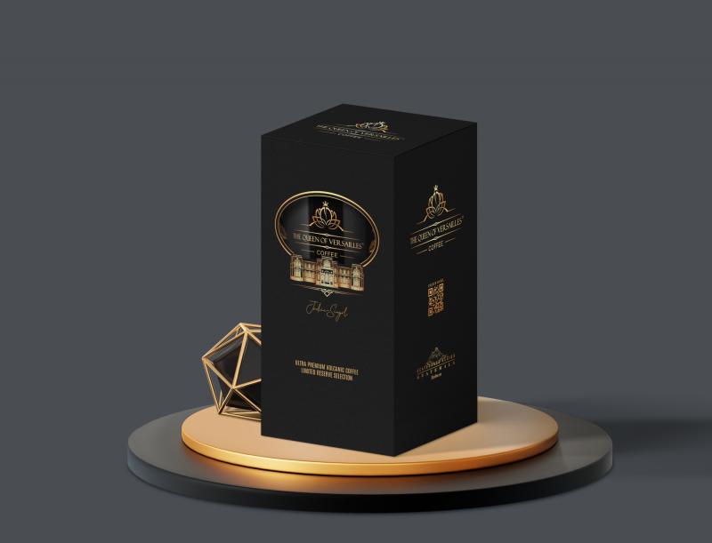 Packaging product box  -  the Queen of Versailles Coffee