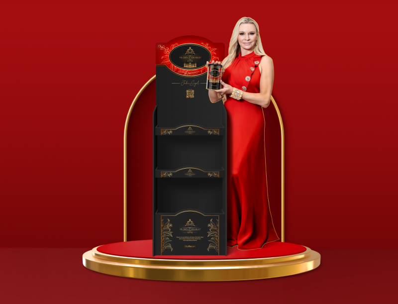 Product Display Stand -  the Queen of Versailles Coffee