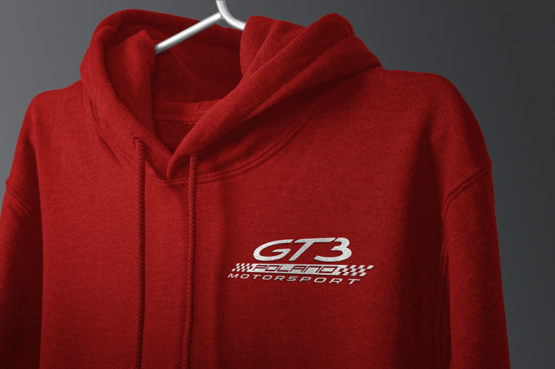 Wizualizacja Logo GT3 Poland Motorsport na bluzie