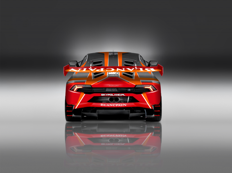Projekt graficzny na Lamborghini Huracán LP 620-2 Super Trofeo - tył