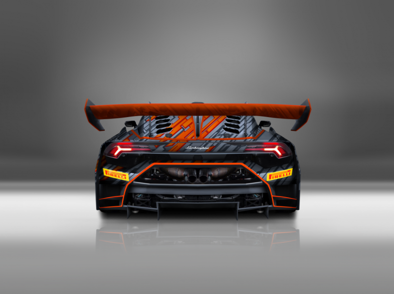 Projekt graficzny na Lamborghini - tył