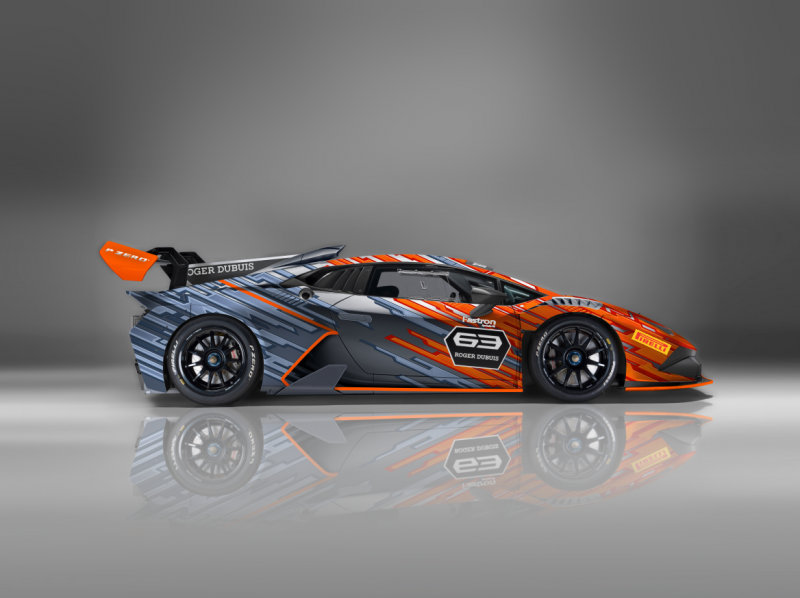 Projekt graficzny na Lamborghini - druga wersja grafiki