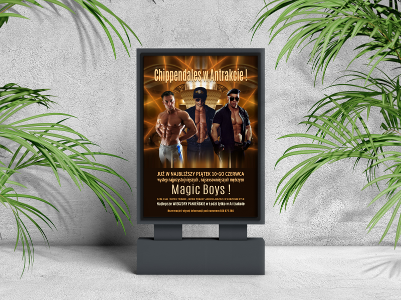Plakat Chippendales MAGIC-BOYS